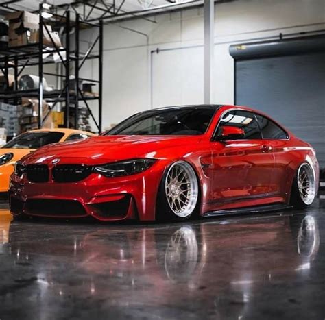 BMW F82 M4 red slammed | Bmw, Bmw cars, Bmw m4