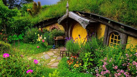 Hobbit Hole New Zealand Wallpaper 1920x1080 By Loveyousomuch77 In