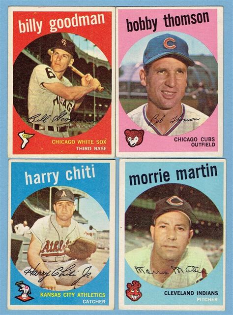 Topps Vintage Lot Of Nm Ex Mt No Creases Clean Backs Thomson