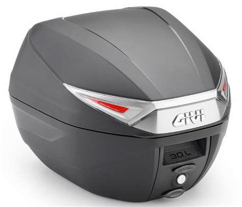 Baúl Givi C30N NT 30 L negro con catadióptricos rojo MONOLOCK Givi