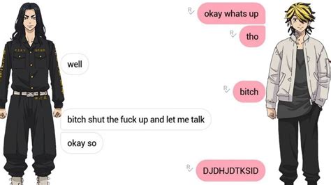 Average Convo Between Edward And His Buddy Kazutora In 2023 Tokyos