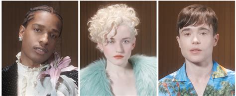 Gucci Guilty Elliot Page Julia Garner A Ap Rocky Front Campaign