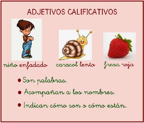 El Adjetivo Calificativo 1 Subraya Los Adjetivos Calificativos Q