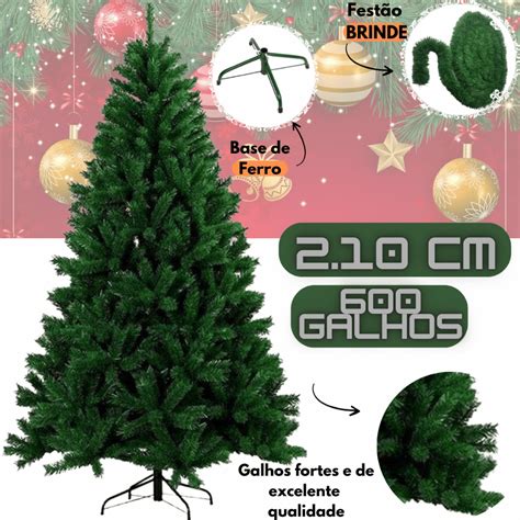 Rvore De Natal Verde Tradicional Pinheiro Cheia Luxuosa Canadense