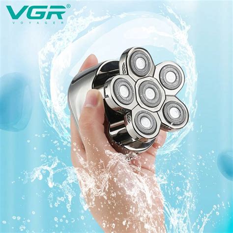 Vgr Maquinilla De Afeitar El Ctrica Recargable Y Resistente Al Agua Vgr