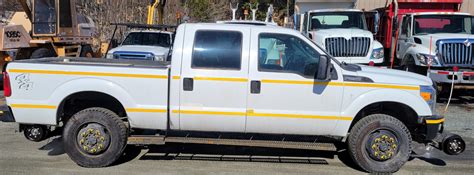 2014 Ford F250 4x4 Crew Cab Railroad Pickup Truck With Hyrail Gear