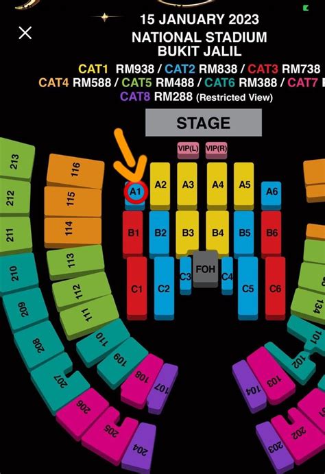 Jay Chou Concert Malaysia 2023 Cat 2 double seating, Tickets & Vouchers ...