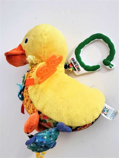 World Of Eric Carle Very Hungry Caterpillar Duck Rattle Clip For