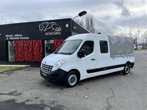 Fourgon Renault Master Plateau 125cv Dci L3h2 Pick Up 5 Places Bache