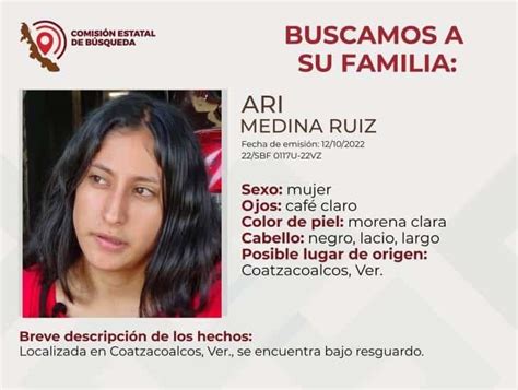 Buscan A Familiares De Ari Medina Joven Resguardada En Coatzacoalcos