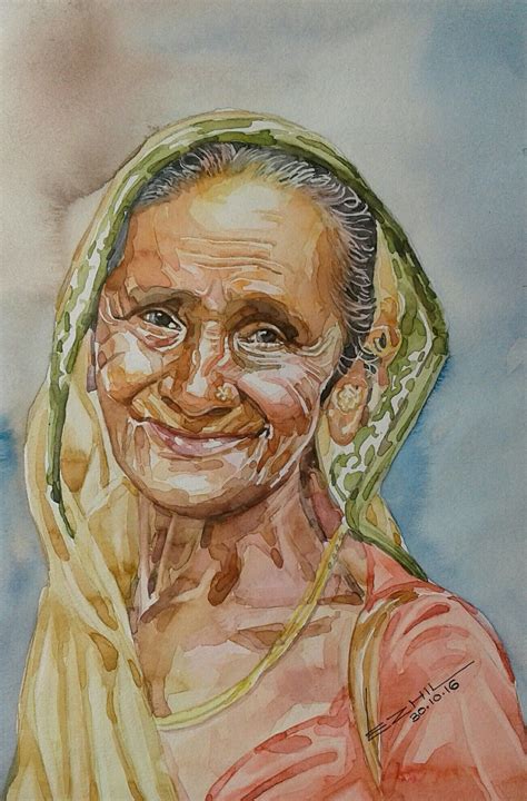 Pin By M Jgan Akar On Suluboya In Watercolor Portrait Painting