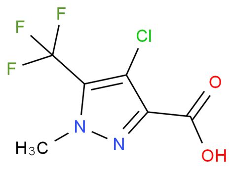 4 CHLORO 1 METHYL 5 TRIFLUOROMETHYL 1 H PYRAZOLE 3 CARBOXYLIC ACID