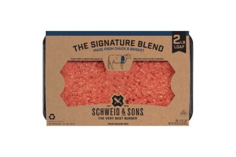 Schweid Sons Signature Blend Ground Beef Loaf Lb Qfc