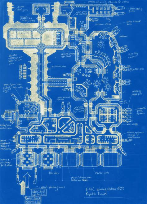 Space Station Blueprint by SoulSonicFarce on DeviantArt