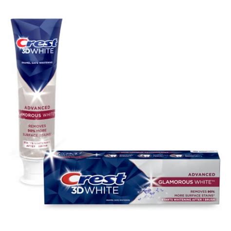 Crest 3D White Glamorous White Teeth Whitening Toothpaste 3 8 Oz Pay