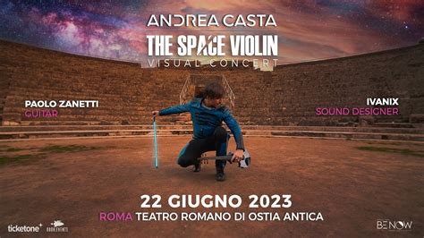 Andrea Casta In Concerto Al Teatro Romano Di Ostia Antica Il