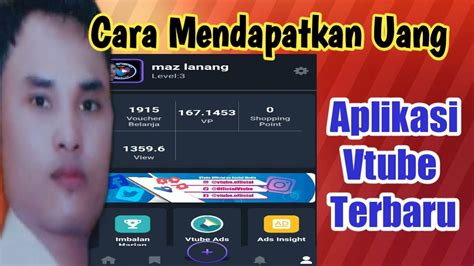 Vtube Terbaru Cara Main Menjalankan Misi Menghasilkan Uang Di