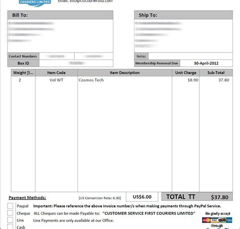 Invoice Templates Quickbooks Online