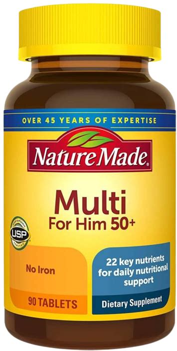 Best Multivitamins For Men Over 50 In 2023 – Forbes Health