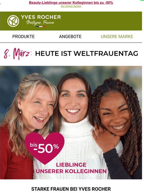 Yves Rocher Heute Ist Weltfrauentag 👩🏻‍🦰👩🏾👱🏻‍♀️👩🏽👩 Milled