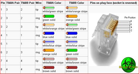 shared wiring: Correct Wire Mappingcat5 Cable Straight Crossover