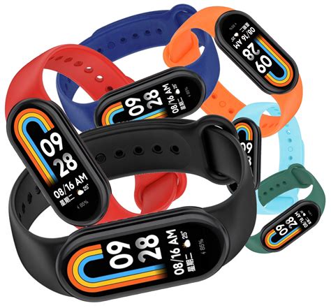 OPASKI do Xiaomi Mi Band 8 smartband ZESTAW 6 pasków zamiennych Sklep