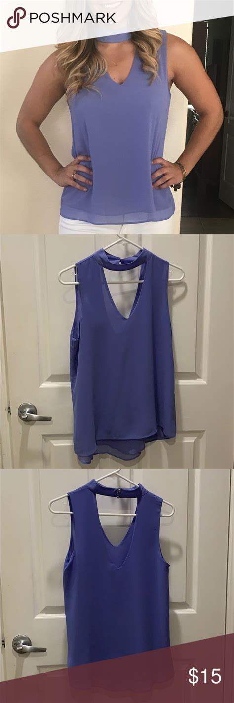 Takara Purple Dress Top Tank Top Fashion Purple Dress Tops