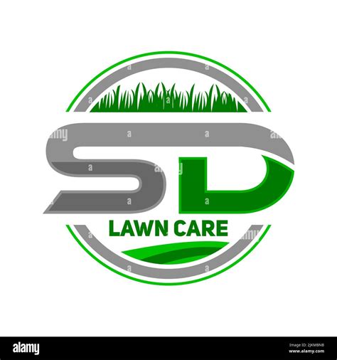 Lawn Care Service Logo Design Inspiration Stock Vector Image Art Alamy