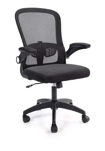 Cadeira de escritório Femmto BM001 ergonômica preta estofado de