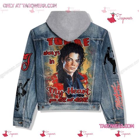 Michael Jackson Youre Always In My Heart You Are Not Alone Jean Jacket