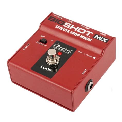disc radial tonebone bigshot mix effects mixer  gearmusic