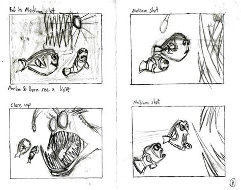 finding nemo storyboard 1 of 9 by MarioUComics on DeviantArt