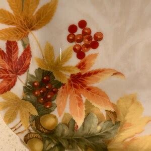 Fifth Autumn Celebration Square Dinner Plates Set Of Etsy