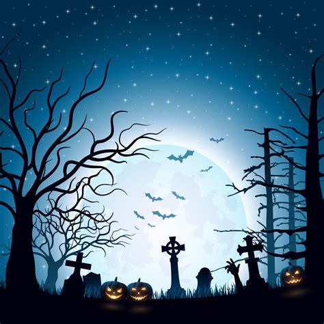 Halloween night background 12027381 Vector Art at Vecteezy