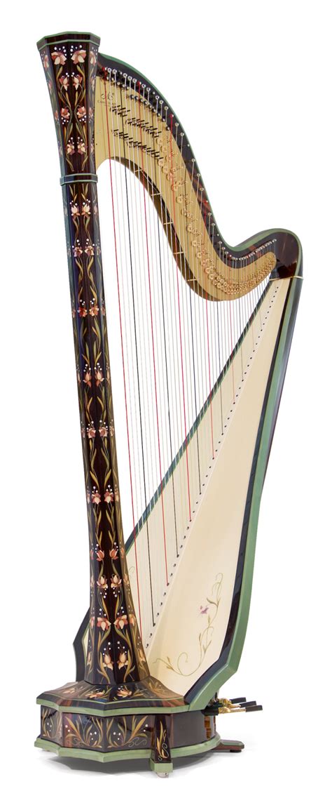 Ebony Canopée Concert Grand Harp Camac Harps