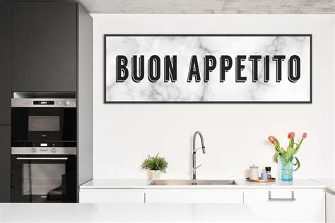 Italian Wall Art Italian Kitchen Decor La Cucina Rustic | Etsy