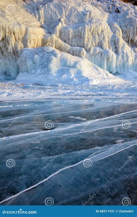 Winter Baikal Lake Stock Image Image Of Crystal Blue 68511931