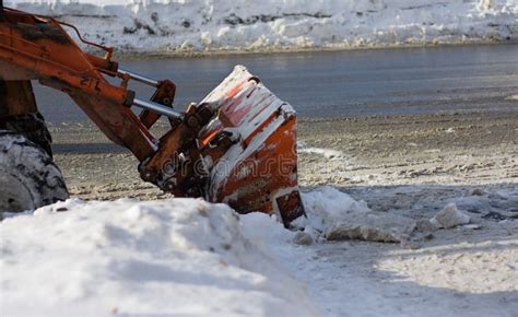 Snow cleaning equipment stock photo. Image of wheel, winter - 22090534