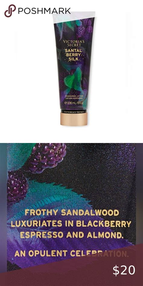 Victoria’s Secret Santal Berry Silk Body Fragrance Gilded Gala Lotion Fragrance Lotion Santal