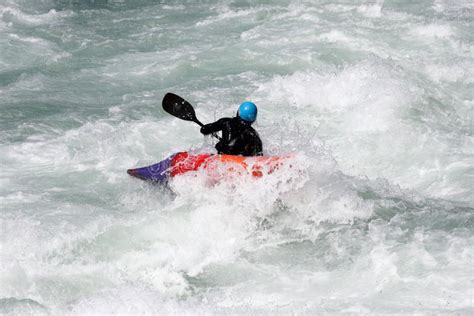 White Water Kayaking on the Rapids of River Editorial Image - Image of asia, active: 123503765