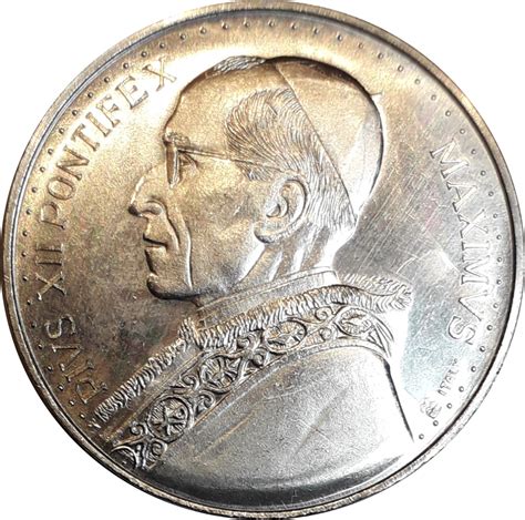 Medal Pius Xii Vatican Numista