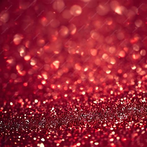 Premium AI Image | Red glitter texture