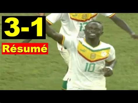 Senegal Vs Benin Tous Les Buts R Sum Sadio Mane Tripl