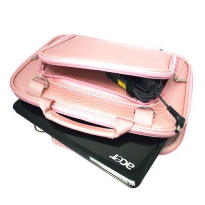 Acer Mini Laptop Pink CaseCrown Double Memory Foam Netbook Case With