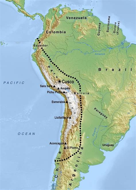 Inca Empire Map