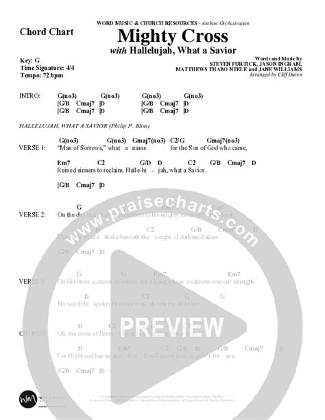 Mighty Cross Choral Anthem Satb Chords Pdf Word Music Choral Arr