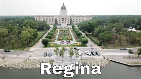 Drone Regina Saskatchewan Canada Her Majesty Queen Elizabeth Ii