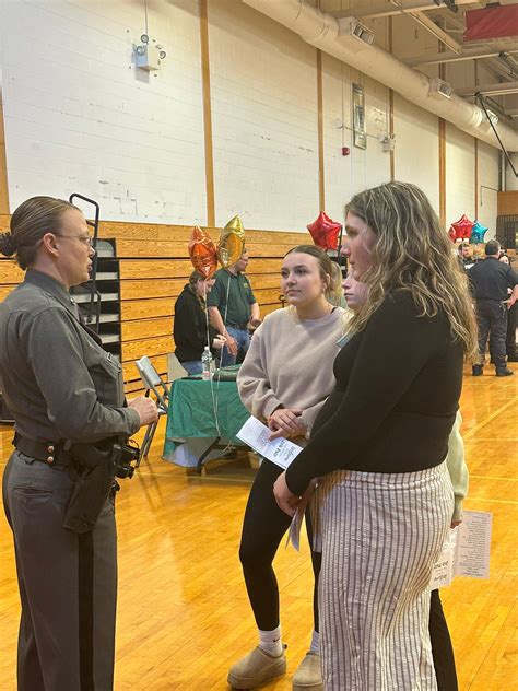 New York State Police - State Police Troop B members, went to Massena