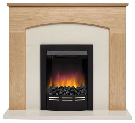 Be Modern Glenmere Black Electric Fire Suite | Departments | DIY at B&Q