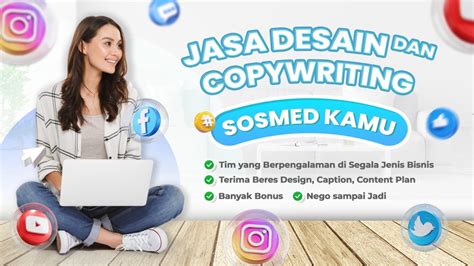 Jasa Pembuatan Desain Content Planning Copywriting Caption Social